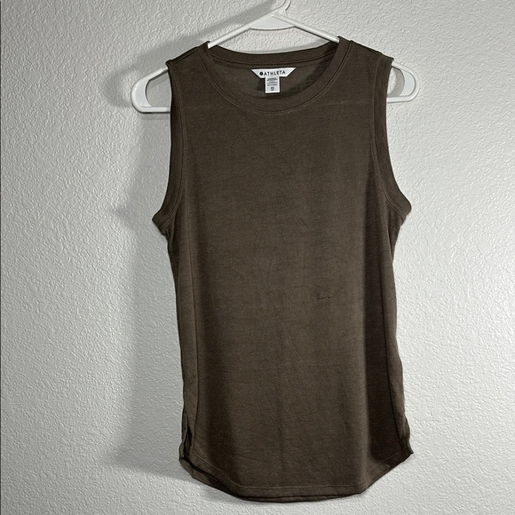 Athleta Dark Brown Sleeveless Tank XS - Picture 1 of 6
